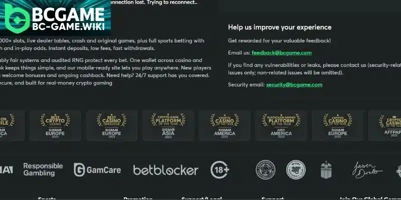 Platform guidelines in About us for every member